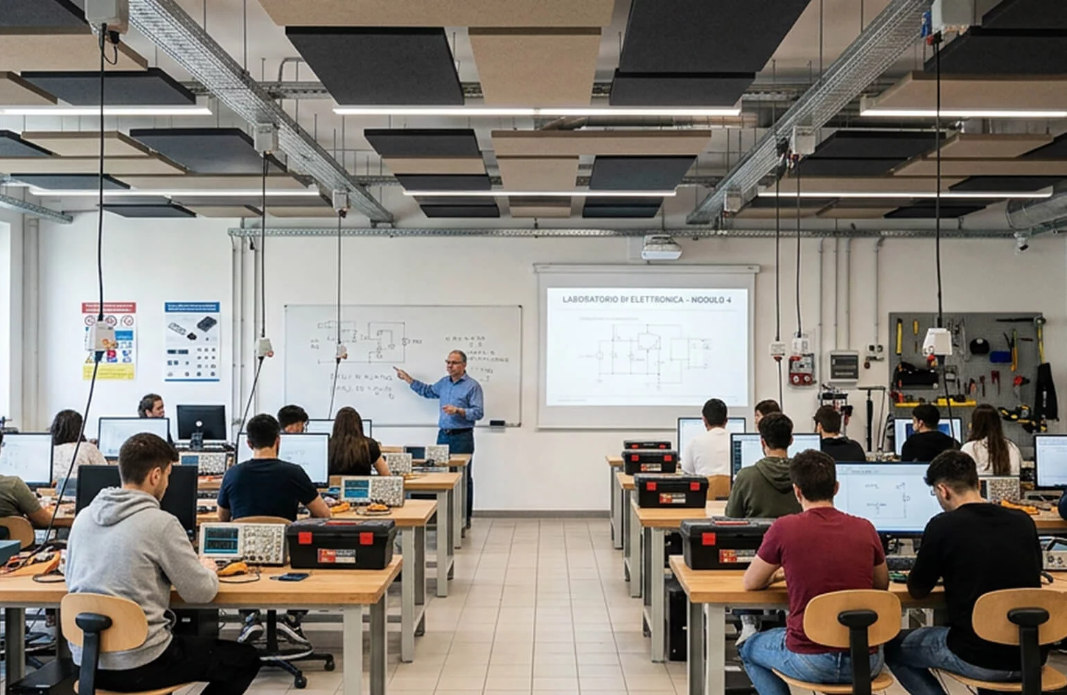 Pannelli acustici fonoassorbenti per scuole